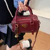 Bolso mujer otoño e invierno bolso de mano vintage 2024 nuevo simple moda bolso cuadrado pequeño pu gran capacidad bolso bandolera
