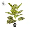 Plantas Verdes Simuladas Estilo Nórdico Transfronterizo, Plantas Grandes en Maceta, Hojas de Cala, Bonsái Perenne de Pie para Exteriores