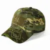 Gorra de Béisbol Popular Bordada Camuflada Transfronteriza para Hombres, Gorra Táctica Cp con Velcro, Gorra Sombrilla para Montañismo, Gorra de Velcro