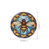 JD112 adesivo de aviso anticolisão transfronteiriço Amazon Bee cor 3D adesivo de vidro de janela eletrostático removível