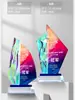 Personalización de Trofeo de Cristal Creativo Madera Maciza Competencia Infantil Medalla de Honor Ceremonia de Premiación de Empleados de Empresa