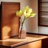 Venta al por mayor transfronteriza Jarrón de plástico Decoración de escritorio para el hogar Contenedor decorativo para arreglo floral de alféizar Transparente Anticaídas y duradero