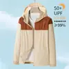 Ropa de Protección Solar de Verano para Exteriores Moderna de Ocio Deportes Protección UV para Hombres Ultradelgada Versátil Ropa de Protección Solar