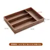 Caja de Almacenamiento de Escritorio de Madera Maciza de Nogal Negro Caja de Almacenamiento Cosméticos Documentos Libros Artículos Varios Organización del Hogar Caja de Madera Cesta