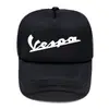 Serie de estampado de letras Vespa grupo de gorra de red de esponja estudiantes compran gorra de pico de pato impresión de LOGO personalizado moda hombres y mujeres