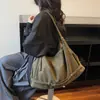 Bolso Retro de Gran Capacidad para Mujer Otoño e Invierno Casual 2025 Nuevo Bolso de Hombro Textura Popular de Este Año Bolso Tote para Viajar