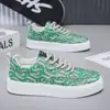 Sapatos Masculinos Transfronteiriços, Respiráveis de Verão 2024 Novos Tênis Esportivos Casuais, Versáteis Sapatos de Lona Masculinos Macios com Solado, Solado Grosso