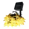 Nuevas Luces de Cadena Solares LED Forma de Concha de Estrella de Mar Luces de Verano Playa Animales Marinos Luces de Colores Decoraciones Cadena de Luces