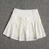 Saia Curta de Yoga com Bolso Traseiro para Verão Feminino, Novo Estilo 2026, Slim-Fit Petite, Saia Evasê Anti-Exposição