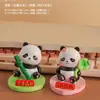 Enfeites Criativos de Panda Vermelho Porta-Canetas Armazenamento Suporte para Celular Presente de Feriado para Professor Aluno Decoração de Mesa Desenho Animado