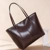 Nueva Bolsa para Mujer 2025 Bolso de Hombro de Gran Capacidad Bolso Tote de Moda para Viajes de Negocios Bolso de Mano de Cuero Genuino Bolso Retro