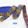 Suministro directo de fábrica de banda elástica jacquard de 25 mm de ancho, color plano, estilo nacional, para ropa, zapatos, sombreros, accesorios.