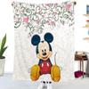 E-Commerce Transfronteiriço Impressão Digital Manta de Pelúcia Macia Desenho Animado Mickey Mouse Manta Pequena para Sofá Manta para Ar Condicionado