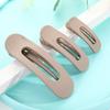 Pinza para Flequillo Versátil de Color Caramelo Coreana al por Mayor Clip de Pato de Color Sólido Simple Tendencia para Cabello Suelto Venta Directa Nuevo Estilo