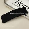 Tela básica negra elegante pinza BB flequillo lateral pinza para la parte posterior de la cabeza horquilla rota celebridad de Internet Nueva pinza para el cabello para mujer