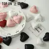 Accesorios de Cuero en Forma de Corazón Shangjin Adornos Ramo de Flores Regalo a Juego Accesorios en Forma de Corazón Materiales Florales Hechos a Mano DIY