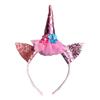 Diadema de Unicornio Transfronteriza de Elfo Lluvioso Accesorios para el Cabello para Niños Diadema para Fiesta de Vacaciones para Niñas Tocado Lindo de Dibujos Animados