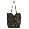 Estilo Coreano Bolso de Hombro Casual de Gran Capacidad Ruiying 2025 Nuevo Bolso Tote Camuflado de Doble Cara Bolso de Mano Versátil para el Trabajo