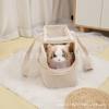 Estilo Coreano en stock Bolsa Exterior para Perro Gato Mochila para Gato Mascota Perro Pequeño Portátil Hombro Mano Cruzada Bolsa Exterior