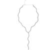 Amazon Nova Onda em forma de strass colar de estilo étnico transfronteiriço Full Diamond Tassel Clavícula Cadeia feminina colar