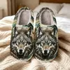Pantuflas de Algodón de Comercio Exterior para Hombres y Mujeres, Lindas Pantuflas de Casa con Estampado de Animales de Dibujos Animados, Pod Cross-Border Jit de Una Pieza Dropshipping