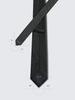 Corbata para Mujer, Novio, Boda, Azul, Ropa Formal de Negocios para Hombre, Rayada Tejido de Sarga Negro Delgado Tejida a Mano, Lujo Tejido a Mano