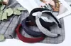 ¡Exportar Etiqueta de Corte Único de Yuan! Diadema de Color Sólido Estilo Coreano de Ala Ancha Diadema Sencilla Headwear para Lavarse la Cara Estilo Popular para Adultos