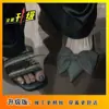 Hermosos Zapatos de Salón de Punta Fina Estilo Hada con Espalda Descubierta, Tacón Kitten, Tacón Fino Alto, Sandalias Cómodas de Punta Cerrada para Mujer, Nuevos para Verano 2025