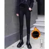 Calça Legging Jeans Maternidade Estilo Primavera e Outono Roupa Externa 2026 Novo Estilo Período de Gravidez Outono e Inverno Plus Veludo Mãe Grávida Maternidade Roupa de Outono