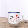 Taza de Té de Cerámica Esmaltada Imitación, Copa Pequeña de Vino Clásica Creativa Nostálgica, Taza Mini Linda Popular de Atracción Turística, Precio Especial