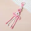 Adornos Colgantes Coloridos de Flores Tejidos a Mano Llavero DIY Nueva Moda Accesorios de Apoyo de Celebridades Colgante Decorativo