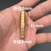 Conector de cobre reto para mangueiras de água de borracha flexível 4mm-25mm, conexão plástica direta para mangueira de água flexível, conector de mangueira de gás