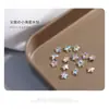 K9 net vermelho unha broca super flash branco pontiagudo fundo de cristal amor gordura decoração de unhas grande broca em forma de atacado