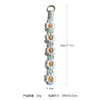 Cadena para teléfono móvil tejida a mano estilo bohemio, flor de margarita, cordón para llaves, pulsera, adornos para bolsos de comercio exterior