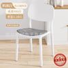 Silla de plástico para el hogar, gruesa, para comedor, apilable, con respaldo, moderna y sencilla, para restaurante, comercial, de cuerno