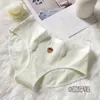 Calcinhas Antibacterianas 10A com Entrepernas Estendido para Mulheres Algodão Puro Estilo Preppy Urso Festa Estudantil Calcinhas Respiráveis e Confortáveis Roupa Íntima Feminina