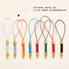 Lanyard Tejido de Mazorca de Maíz Multicolor, Accesorio Colgante para Joyería Hecha a Mano DIY, Lanyard para Teléfono Móvil, Al por Mayor en Stock