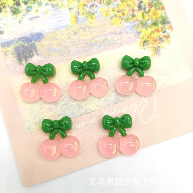 透明粉色大樱桃小号
