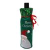 Decoraciones navideñas bordado creativo Papá Noel muñeco de nieve set de botella de vino navideño bolsa de regalo lentejuelas set de botella de vino