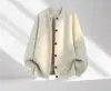 Suéter Cardigan de Punto Cuello Redondo Estilo Old Money para Hombre Chaqueta Estilo Perezoso Retro Vibras Casuales Canalla Fresco Moderno Top de Lana