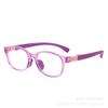 Armazón de silicona desmontable para niños, Gafas planas anti luz azul para bebés masculinos y femeninos, Gafas suaves para estudiantes