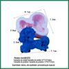 BK1255 cavalo dos desenhos animados molde de silicone molde de artesanato de gesso