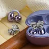 Adecuado para Auriculares Freeclip Hebilla de Diamante Clip para Auriculares de Lazo Diseño Exquisito de Nicho Accesorios de Auriculares Elegantes para Mujeres