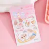 Pegatinas 5D tridimensionales con relieve para niñas, dibujos animados infantiles, autoadhesivas, impermeables, decoración DIY para funda de teléfono, patrones pequeños