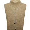 Ebay AliExpress nuevo collar de borla de perlas simple de calle europeo y americano cadena para el cuello cadena para la clavícula al por mayor