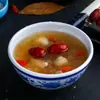 Porridge de hongo de plata y semilla de loto, lata de 180g, desayuno instantáneo sin cocción, sustituto de comida, té de la tarde, porridge instantáneo listo para comer, caja completa