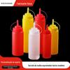 4Oz8Oz12Oz16Oz24Oz340Ml Frasco Squeeze Frasco Squeeze para Molho Plástico Colorido Frasco Squeeze para Molho Impressão Personalizada