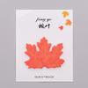 Bonito Maple Leaf Post-it Notas Criativas Frescas Simulação Folhas Notas Adesivos Folhas N Papelaria Mensagem Adesivos