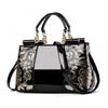 Bolso de Piel Genuina de Gama Alta para Mujer Estilo Nuevo Bordado Estilo Chino Bolso para Mujer de Mediana Edad Bolso de Mano para Nuera Bolso Grande de Hombro Cruzado
