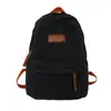 Mochila Estudiante Universitaria Femenina Estudiante de Preparatoria Mochila de Lona Estudiante de Secundaria Estudiante Mochila de Gran Capacidad Bolsa de Viaje Transfronteriza